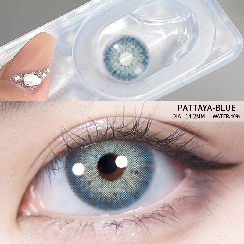 (COD)Menyinarimu PATTAYA Softlens Minus(-1~-6) Softlens Gray Lensa Mata Penuh Gaya Dan Cantik Softlens Brown Warna Lensa Kontak Soflen 2022 DIA 14.2MM New Dubai Import Premium Exoticon Softlen