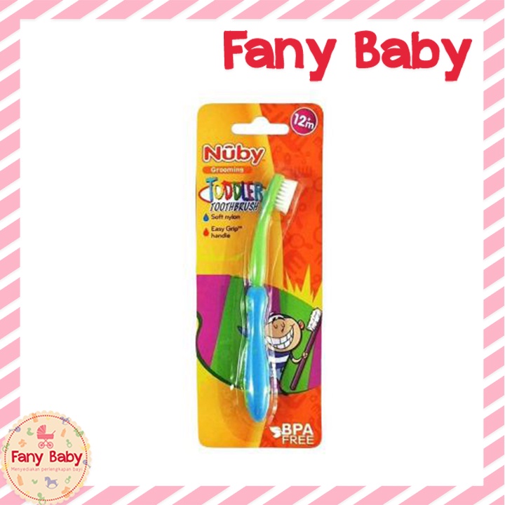 NUBY GROOMING TODDLER TOOTHBRUSH 12M+