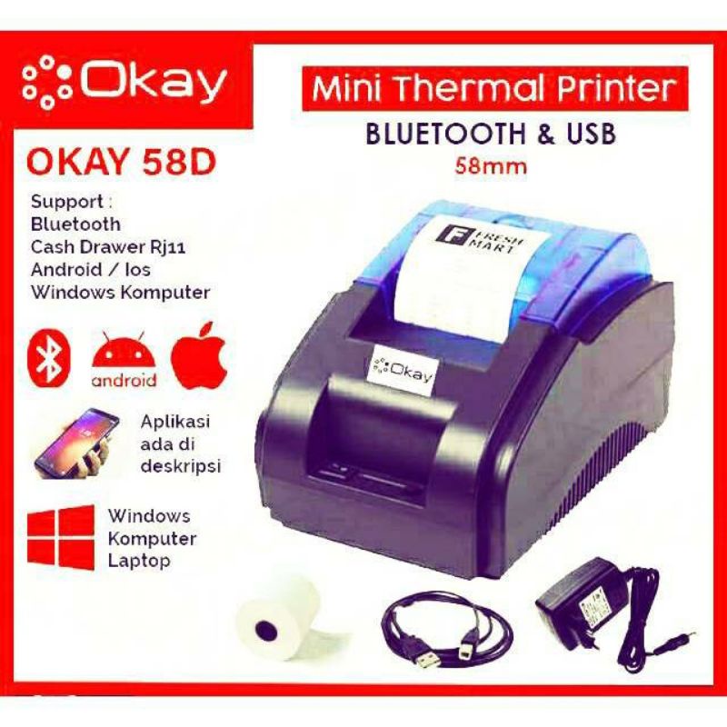 Printer Thermal Kasir Okay 58D