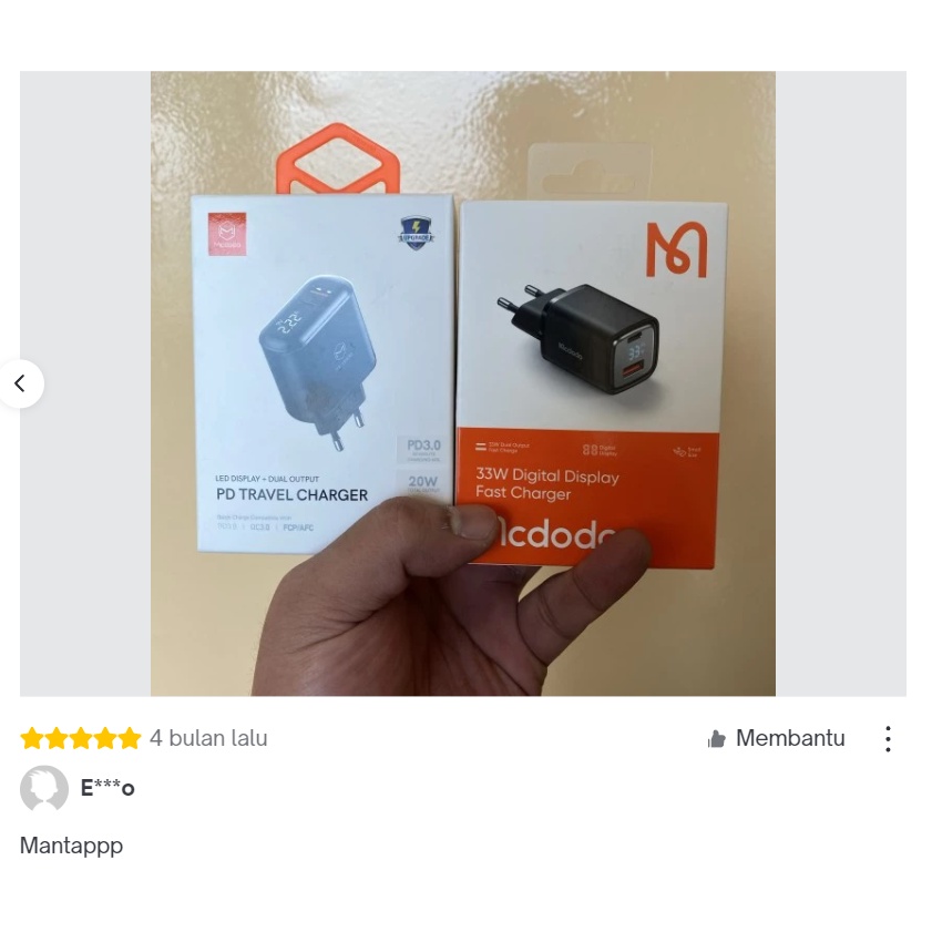 MCDODO CH-1701 33W Digital Charger PD Super FAST Quick Charging Charge