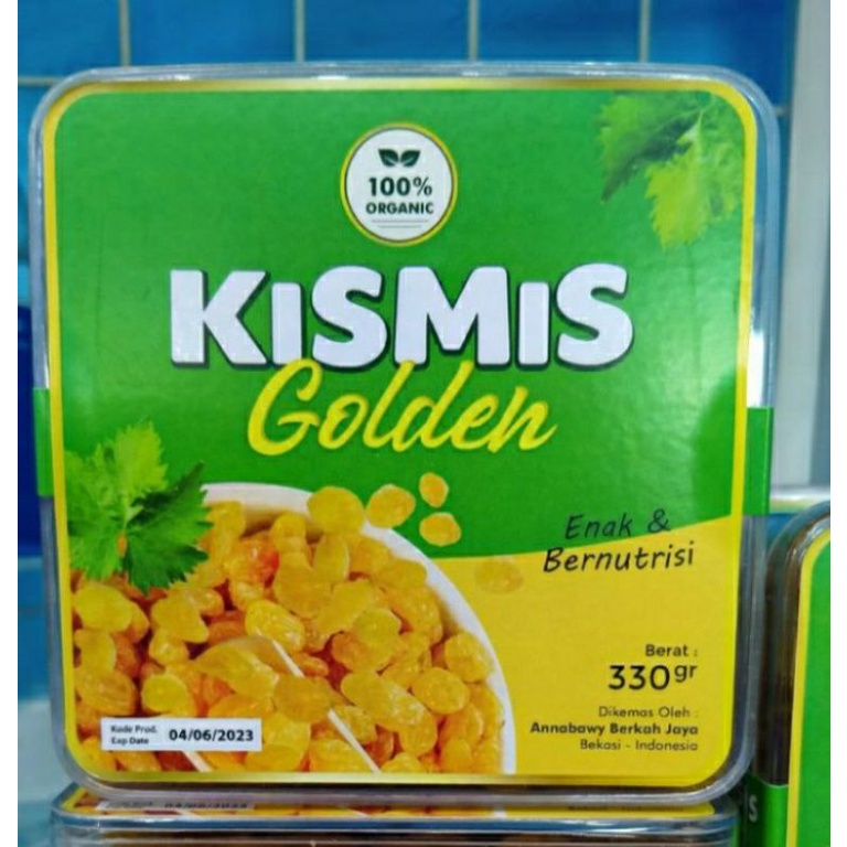 

Golden Raisin Kismis Manis Premium 330 gr