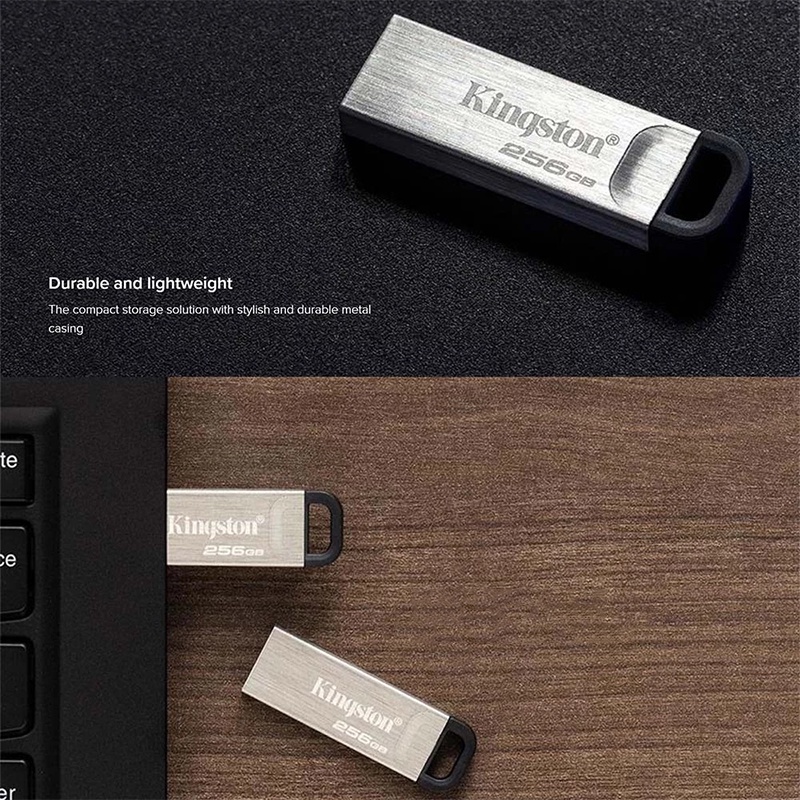 Kingston Flash Disk USB 128gb 16gb 32gb 64gb 512gb 1tb 2tb Bahan Metal