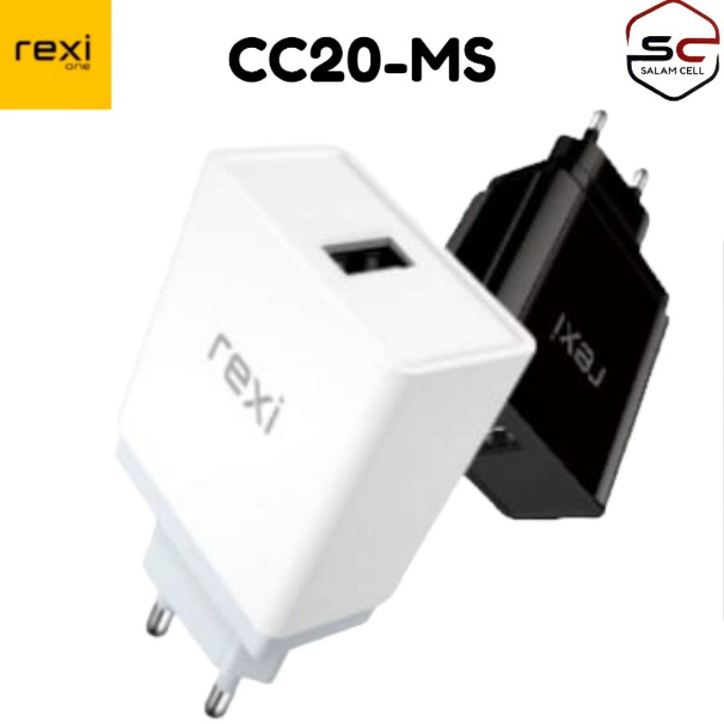 Charger Hp REXI CC20MS 2,4A Cocok Untuk Semua type HP Original Garansi