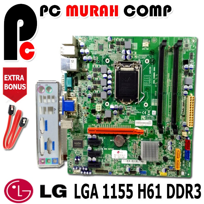 Mainboard  Motherboard LGA 1155 H61 Onboard Sandybridge