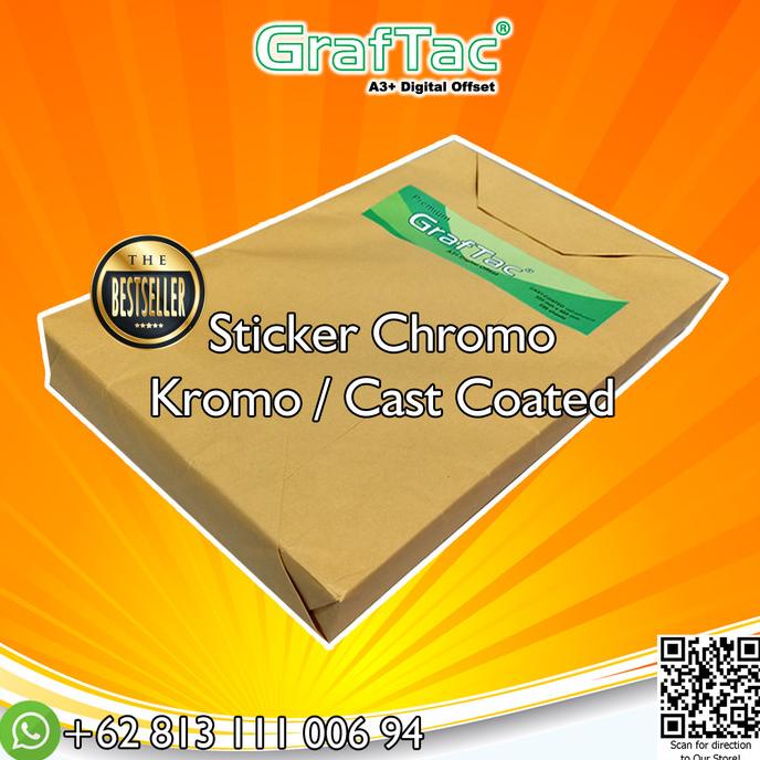 

Graftac Stiker Kromo Bontak Sticker Cast Coated - Self Adhesive A3+
