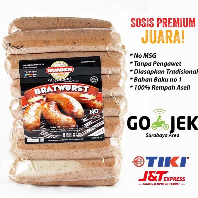 

Sosis Homemade Premium 1kg - by WUNDER SAUSAGE