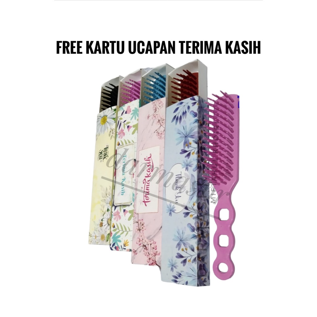 souvenir pernikahan 100pcs SISIR MODEL SIKAT kemas BOX SLENDING cantik sovenir unik murah