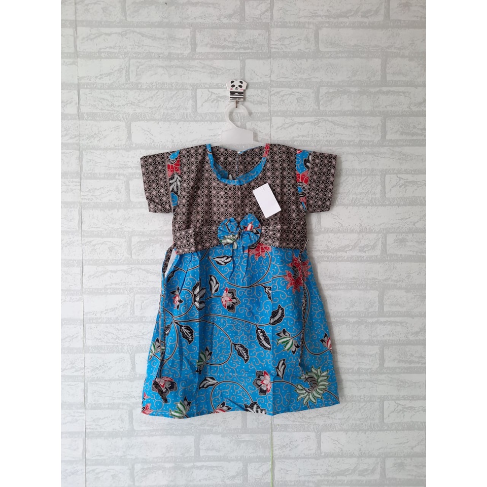 Dress batik anak size L