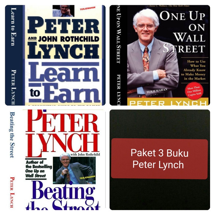 Paket 3 Buku - Peter Lynch - Terjemahan - Bahasa Indonesia