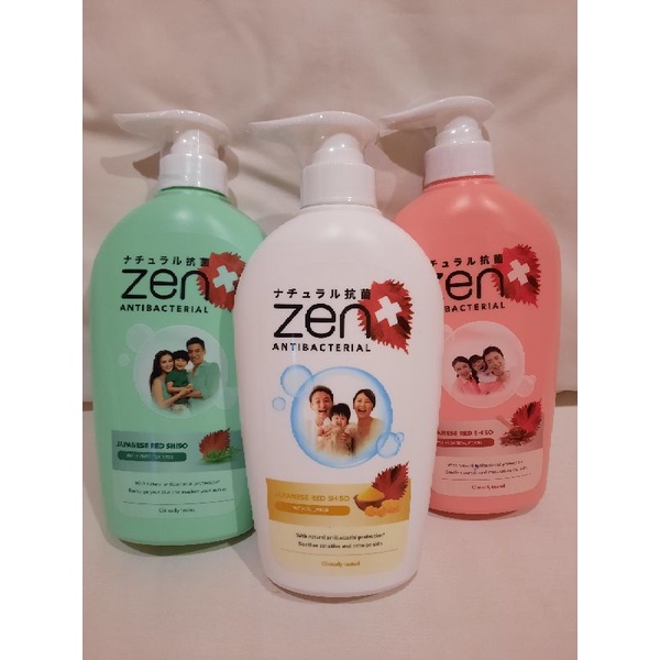 Sabun mandi Zen antibakteri 500ml & 480ml