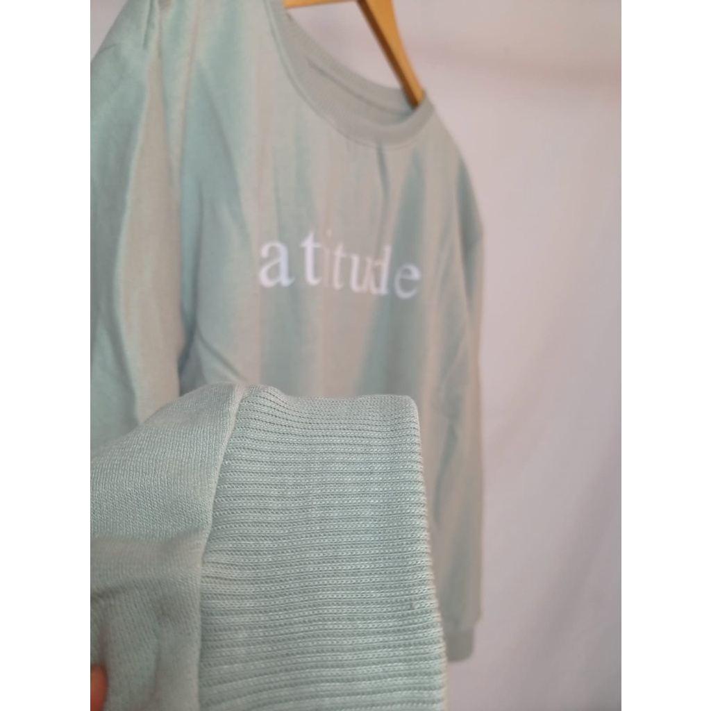 Sweater Wanita Attitude Bahan Fleece