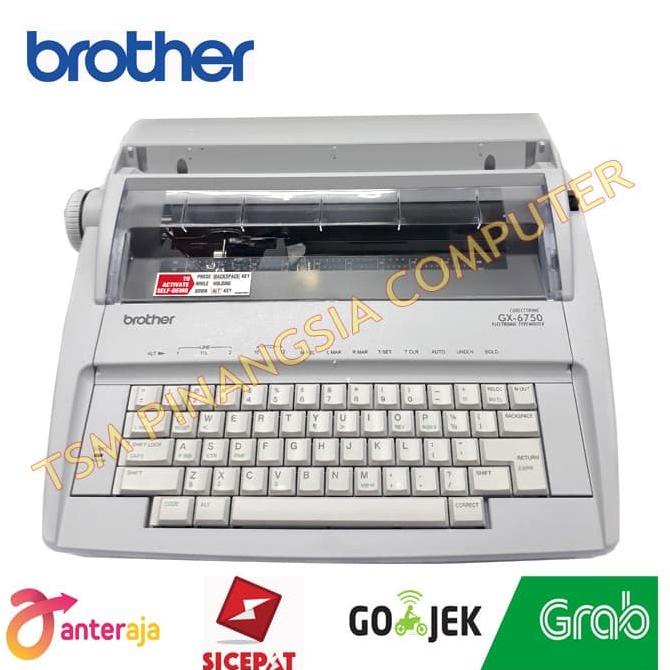 Mesin Tik Elektrik Brother GX-6750