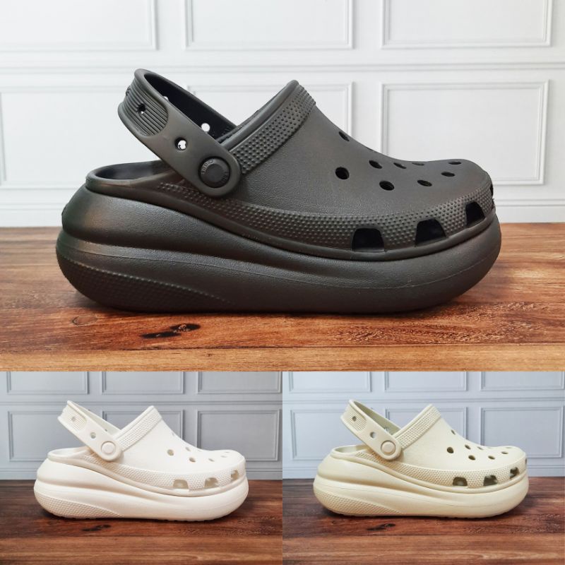 CROCS CLASSIC CRUSH CLOG/SENDAL CROCS CRUSH CLASSIC CLOG/CROCS WANITA