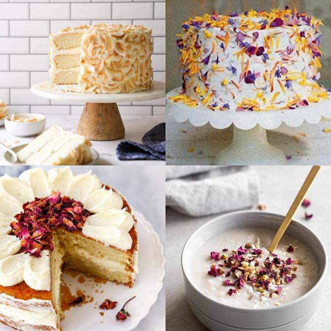 

Food Garnish Flower Petal Kelopak Bunga Hiasan Cake Makanan Minuman