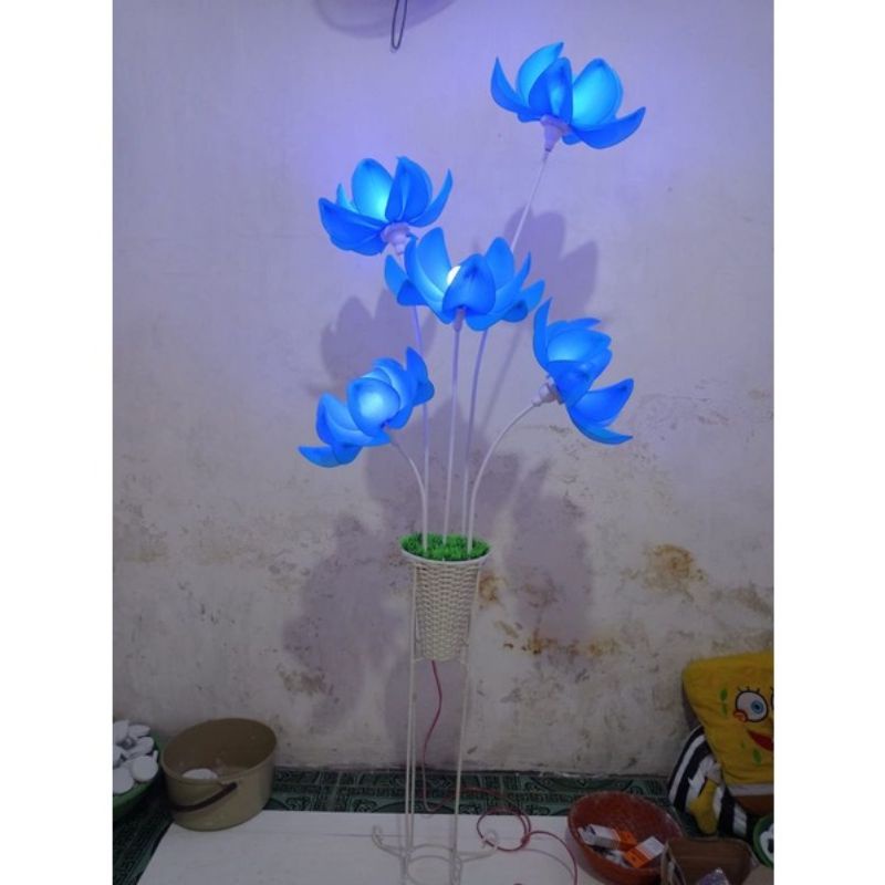 kelopak bunga decorasi, bunga lampu