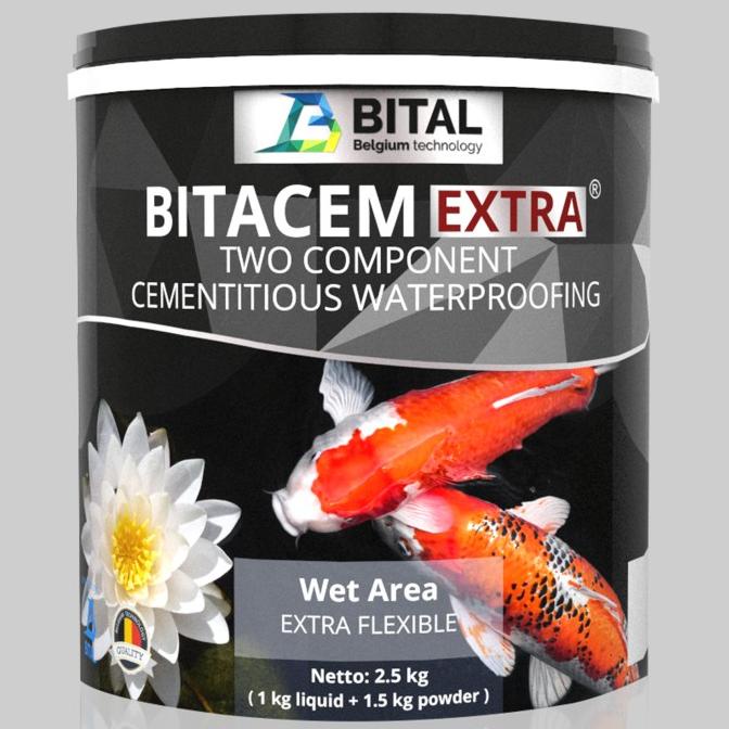 Cat kolam super elastis - Bitacem Extra - 2 komponen