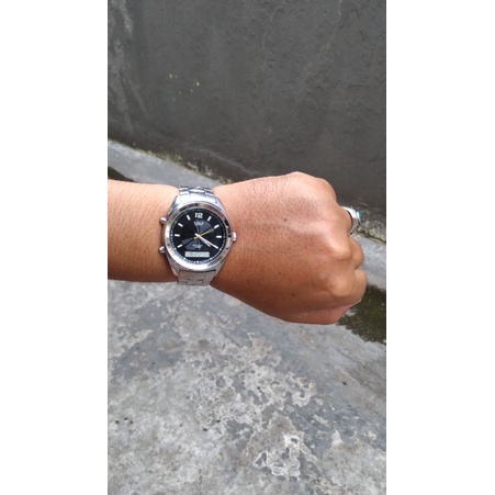 jam tangan casio edifice efa 108 analog digital second bekas original