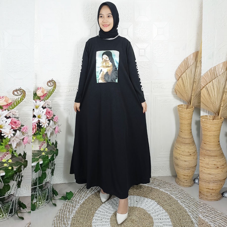 JUMBO BELLE DRESS GAMIS WANITA BERHIJAB SALEHA LONG OVERSIZE BAJU PEREMPUAN CARLINA FASHION