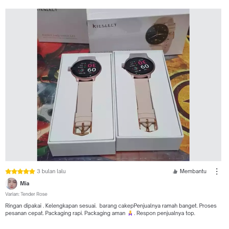 Kieslect L11 Smartwatch The First Lady Watch Smart Jam Tangan Wanita