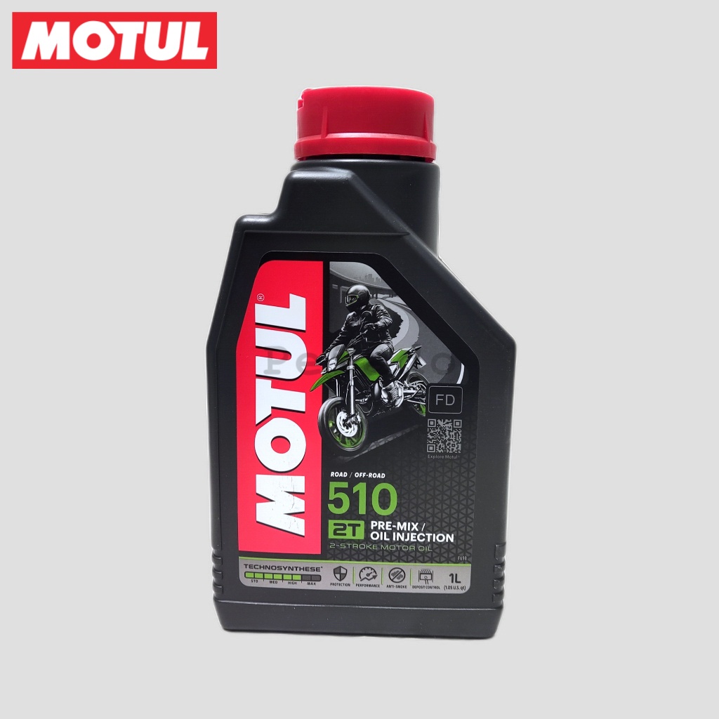 Oli Motul 510 2T API TC JASO FD 1 Liter - Oli Samping
