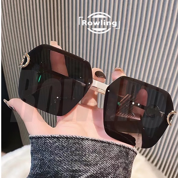 Rowling(ka-174)Kacamata  Hitam Terbaru Wanita  Titanium Kacamata Fashion Murah/Kacamata Sunglasses Import Wanita Kacamata Fashion