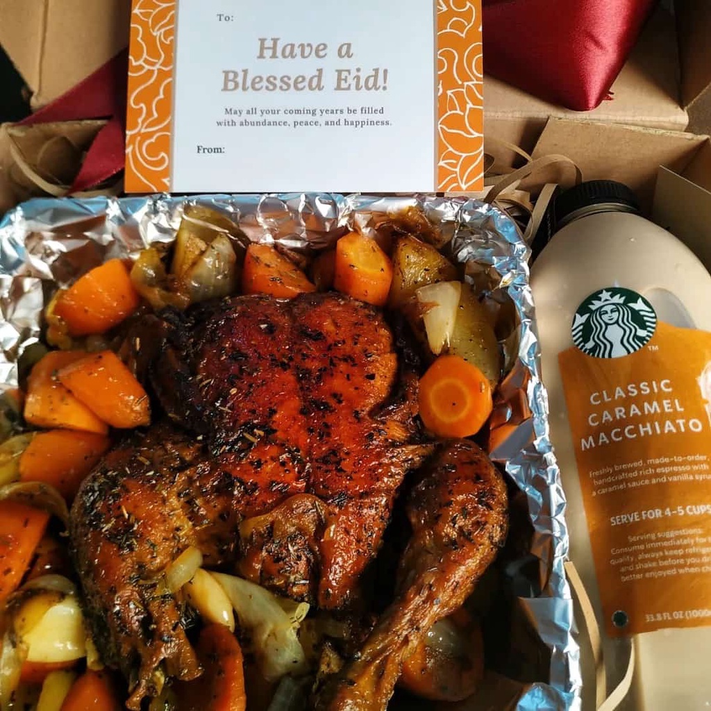 

Birthday Hampers Homy Roasted Chicken and 1 Liter Coffee Milk