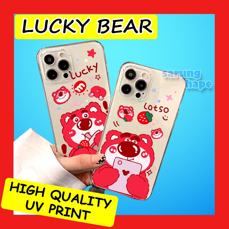 Oppo A5S - Premium LUCKY BEAR Softcase Motif TPU Casing Cover