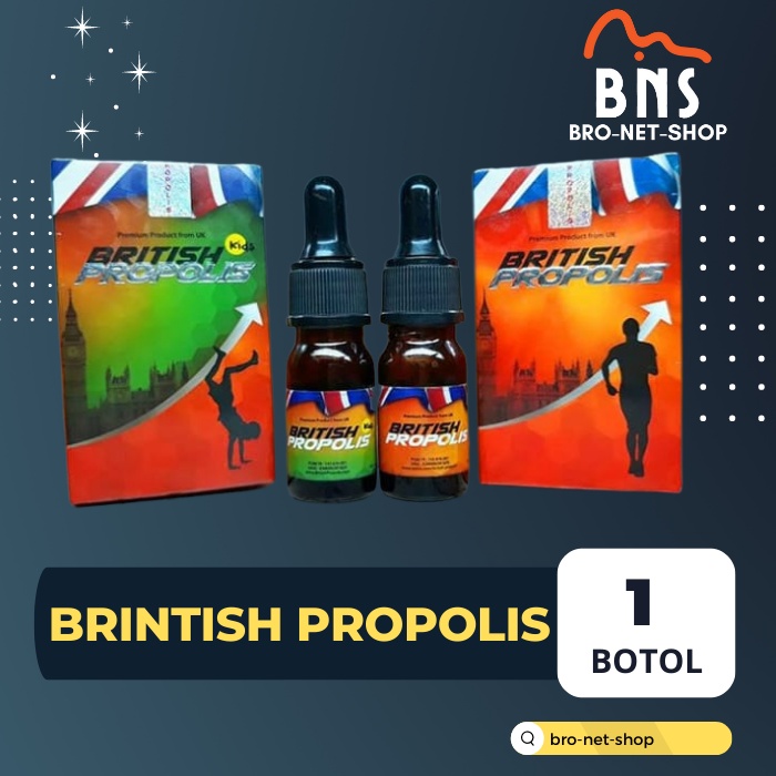 

British Propolis BP Original Obat Paru paru Magh Ginjal Amandel Asam Urat Diabetes
