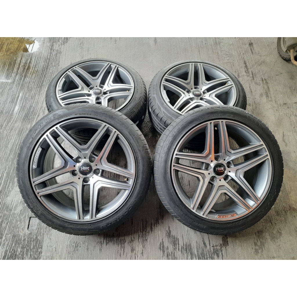 Velg Ring 18 Bekas Hsr Rostock Pcd 5x112 Plus Ban