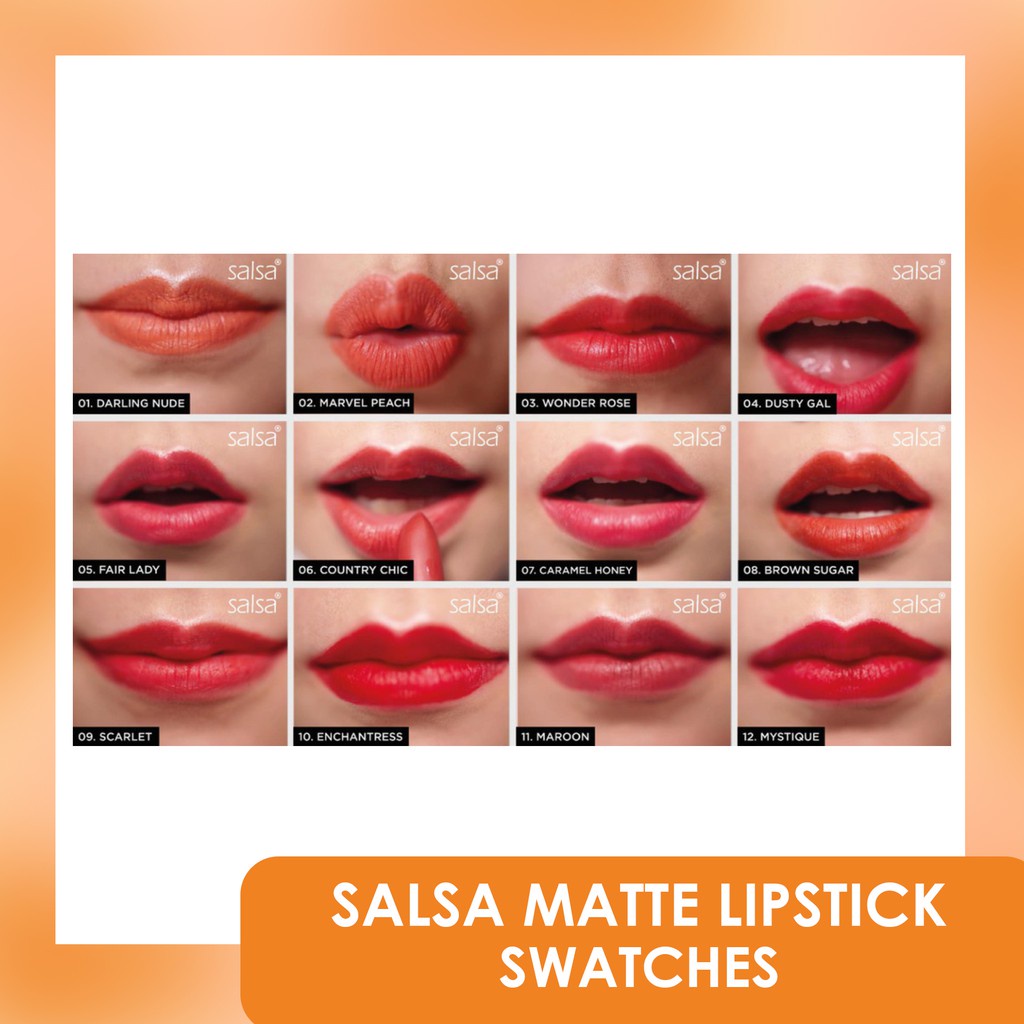 Salsa Matte Lipstick 3.5gr | Lipstik