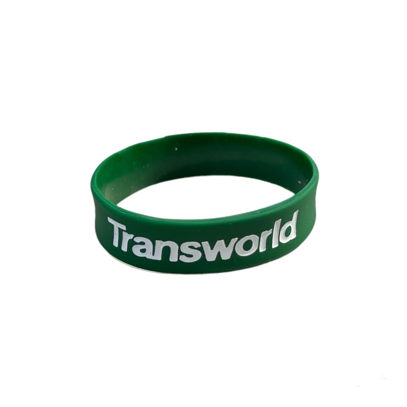 Transworld Bracelet Protect Hijau - Gelang karet / Unisex