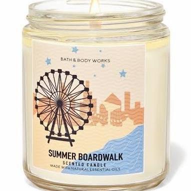 BATH & BODY WORKS BBW SUMMER BROADWALK 1-Wick Medium Candle