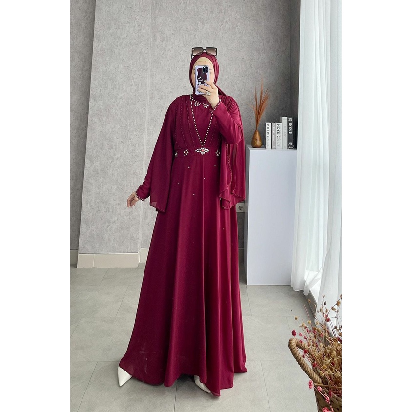 Ori Glamz Dress Anastasia/Pesta/Ceruty/Gamis Muslim/