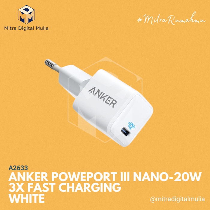 Anker Powerport Iii Nano-20W White