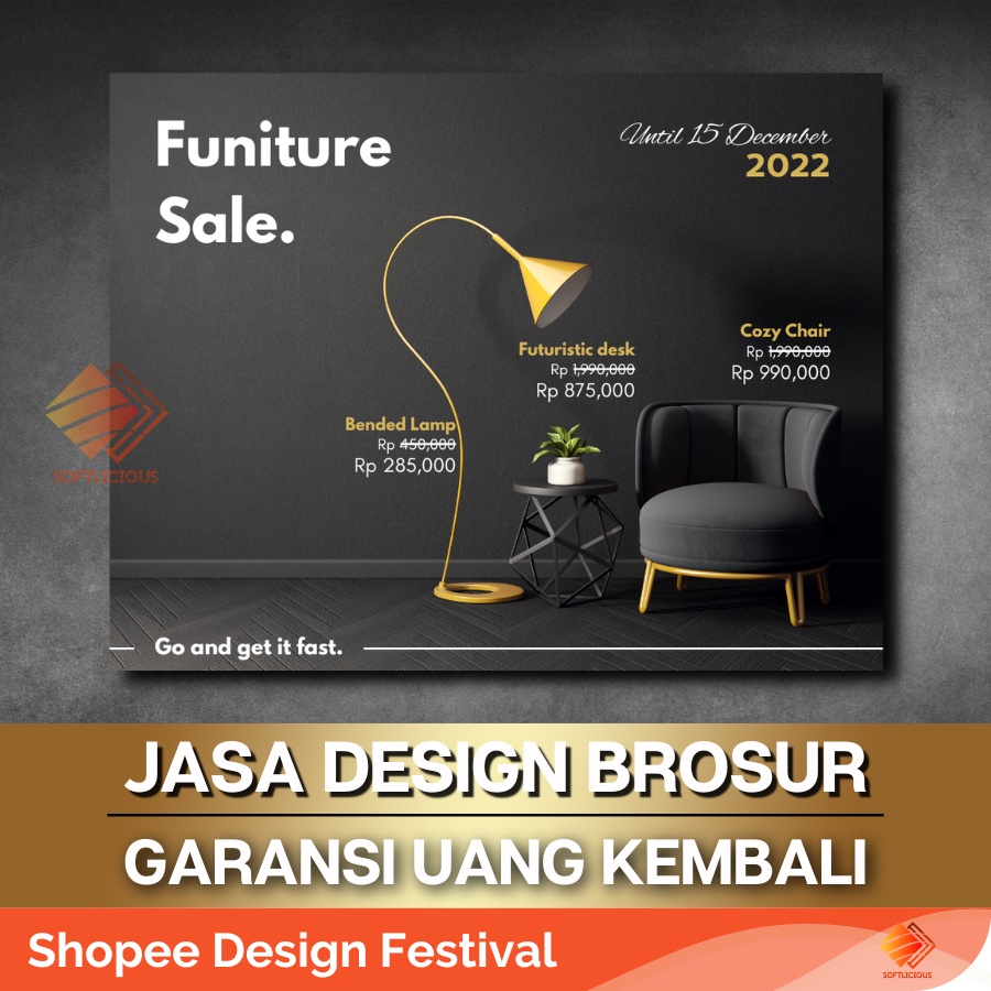 [PREMIUM] Jasa Desain brosur terbaik | brosur untuk perusahaan / UMKM