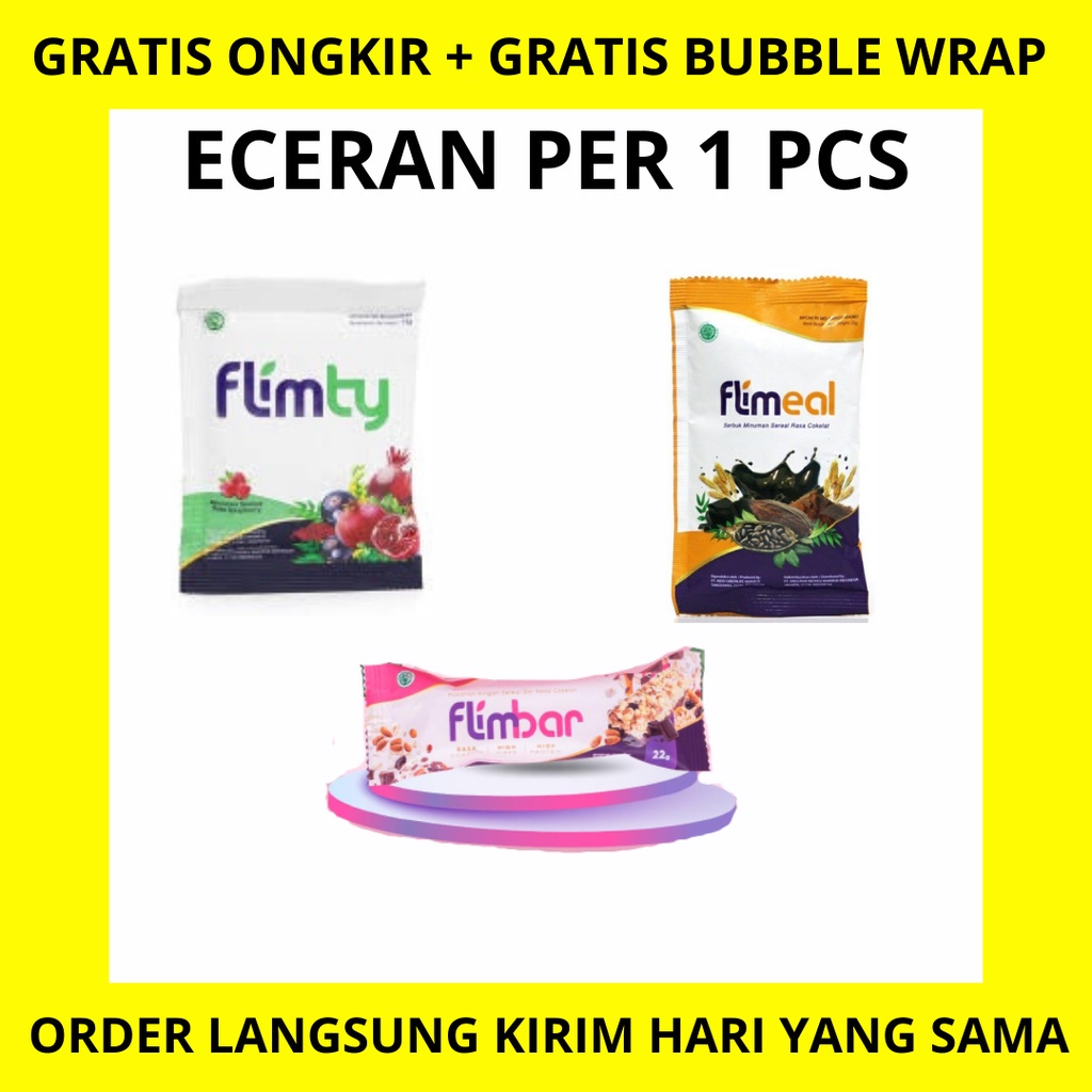(ECERAN 1 SACHET)FLIMEAL / FLIMBAR / FLIMTY FIBER ORIGINAL DIET DETOX PELANGSING PER 1 SACHET