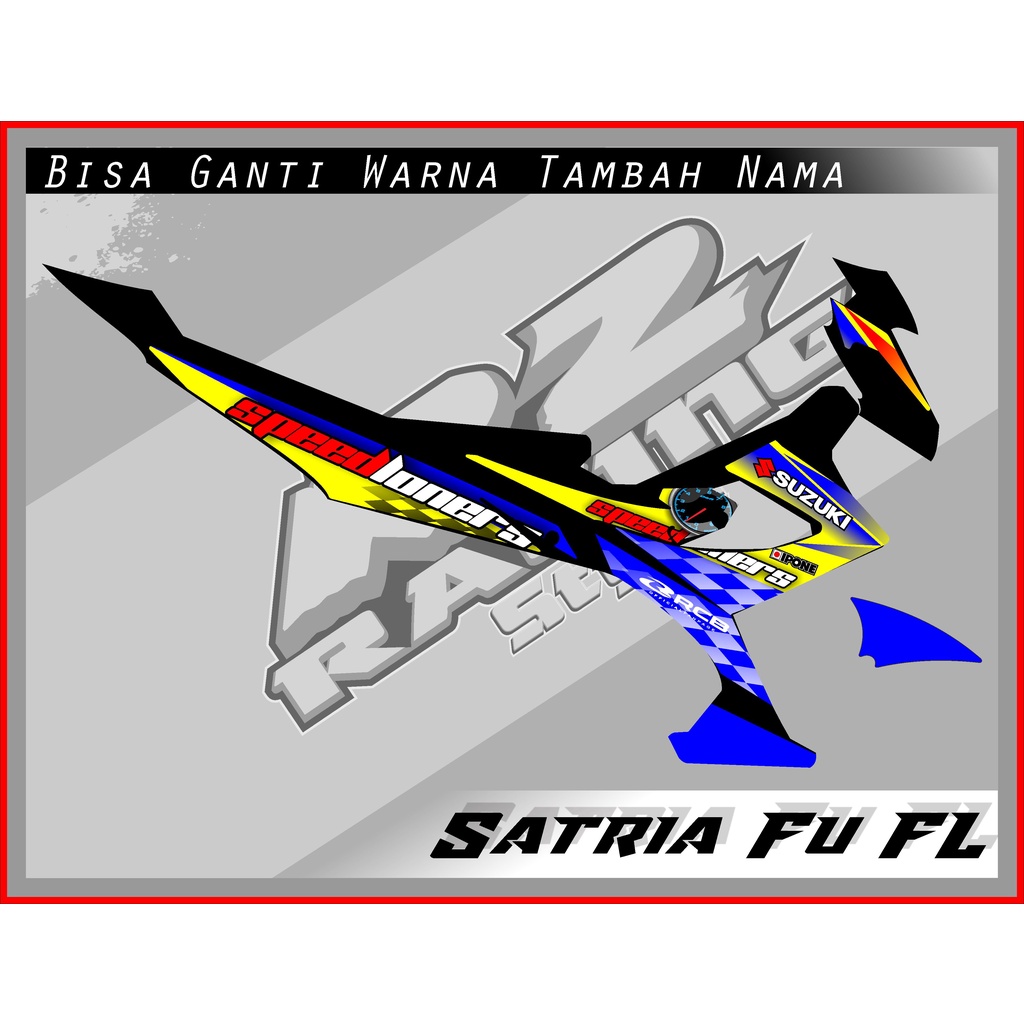 STRIPING SATRIA FU 150 FACELIFT VARIASI - STRIPING SATRIA FU 150 FACELIFT - STIKER SATRIA FU 150 FAC