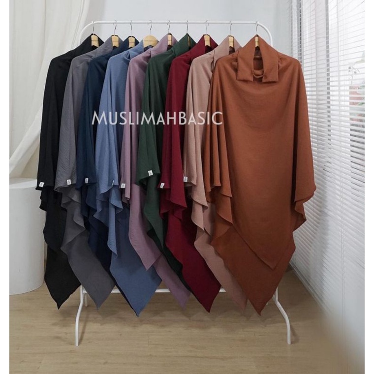 French Khimar Hanin Instant by Muslimahbasic.id