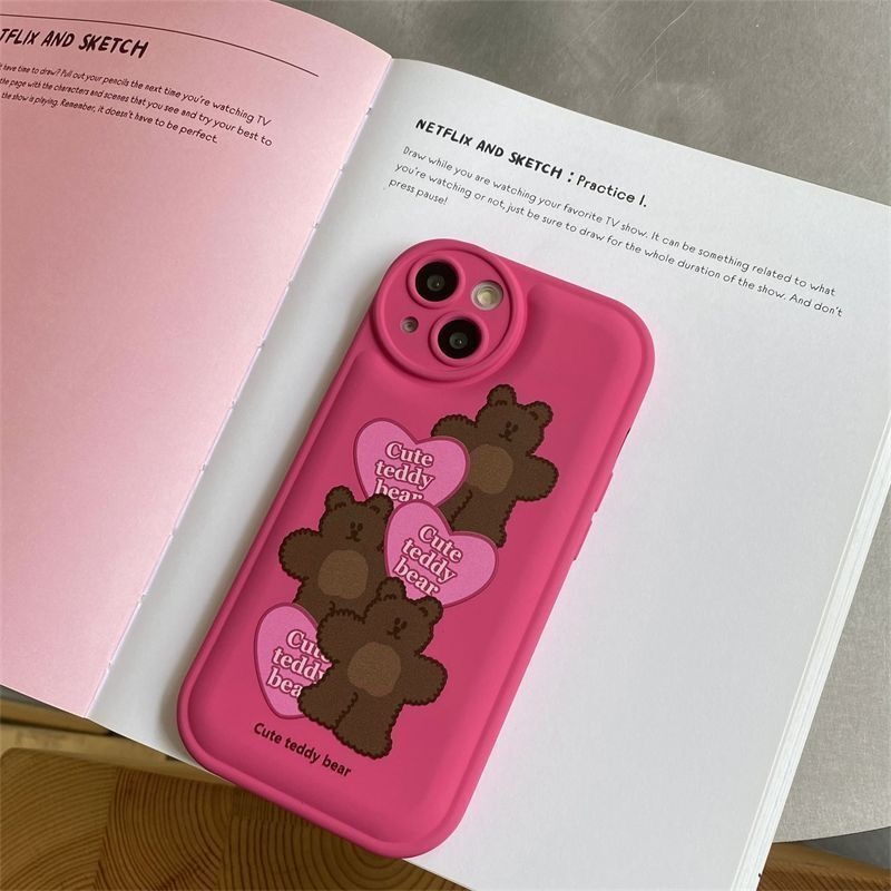 Case Desain Beruang Caring Gaya Jepang Dan Korea Untuk IPhone 12 13 11 Pro Max X Xs Max Xr hgthy
