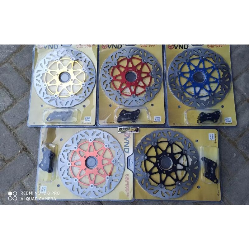 disc piringan cakram depan VND AK 777 diameter 300mm 300 mm floating lebar jupiter jupiterZ vegaR Ve