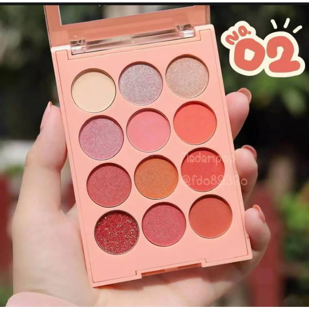 Eyeshadow Anylady Sweet Ice Cream 12 Color 807B