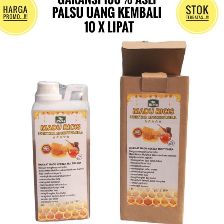 

ㆊ PROMO 1 Kg Madu murni Multiflora Madu Randu Madu Kaliandra Madu Hutan Madu Asli Hutan Madu hitam pahit ( Raw Honey )Madu Multi Flora Madu mentah Honeycomb madu peras Madu ricis Madu multi flora Madu murni asli nektar multiflora LANGSUNG CHECKOUT 2178 ☀