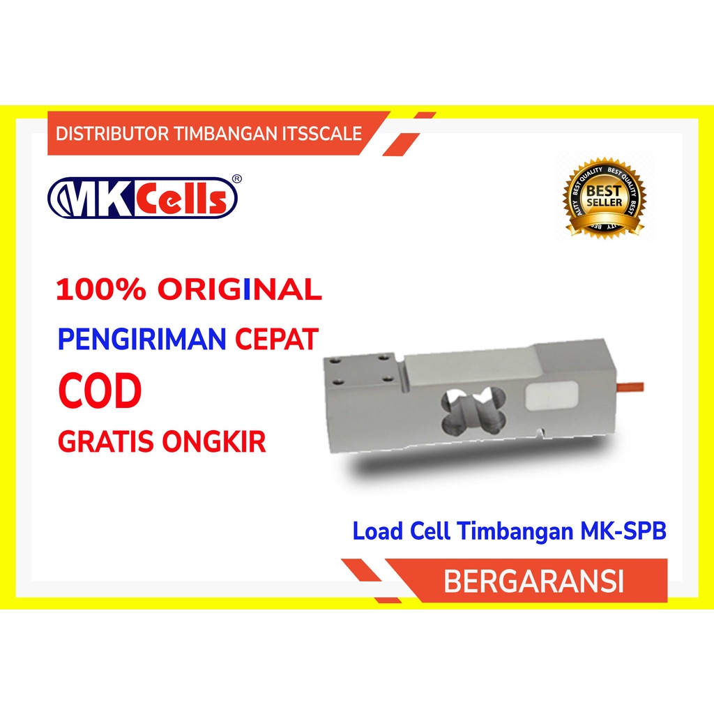 Load Cell Timbangan MK Cell MK-SPB/ Load Cell Kap. 100kg - 600kg