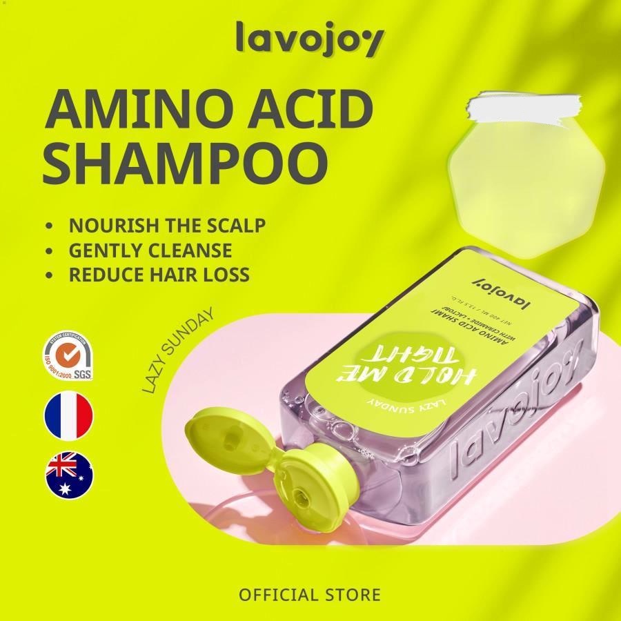 ★ BB ★ LVJ Lavojoy Hold Me Tight Shampoo - SOS Nourishing Conditioner Lazy Sunday | Perawatan Rambut | Anti Rontok | Ceramide | Salicylic Acid | Sampo Rambut Rontok - Perawatan Rambut Rusak