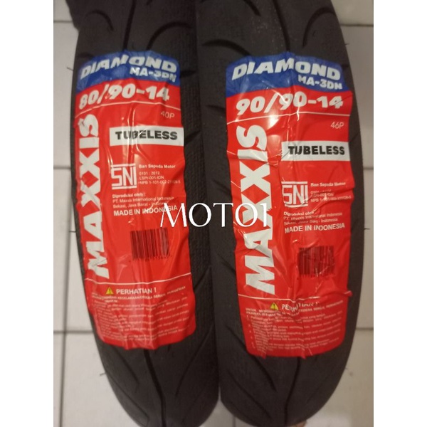 PAKET - BAN MAXXIS DIAMOND MA-3DN TUBELESS - PILIH VARIAN - PRODUKSI 2023