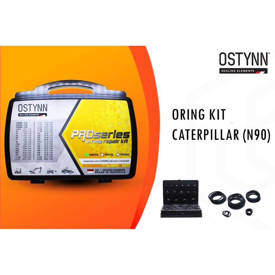 ORING KIT CATERPILLAR NBR90 (OSTYNN)