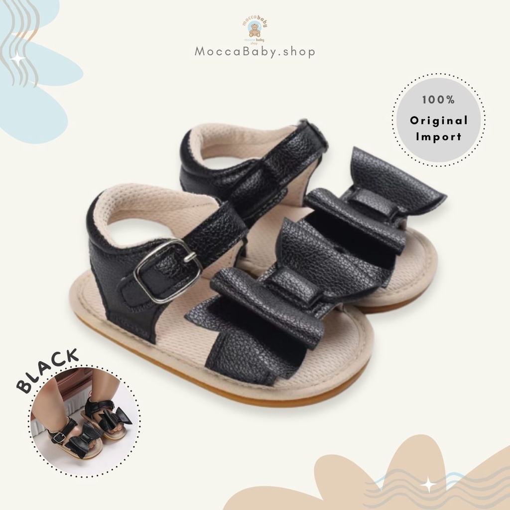 MBSS - PREWALKER Sepatu Anak Bayi Baby Shoes Sandal Casual Socks Anti Slip Bahan Import / KEISA PITA