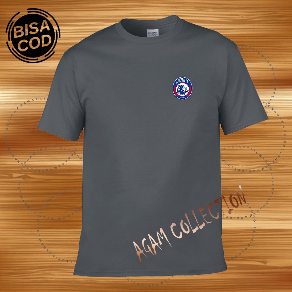 Agam Collection Baju Kaos Distro Logo FC 1 Text Printing Lengan Pendek  Premium Quality