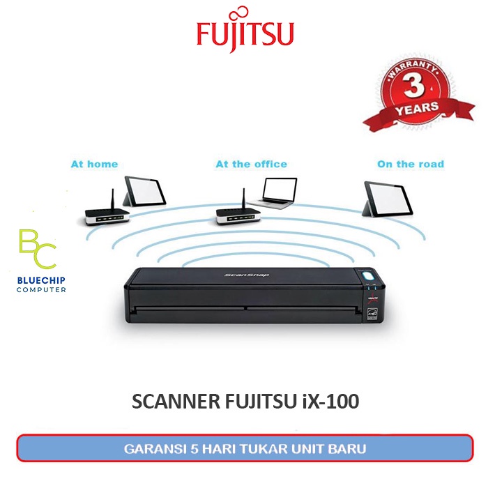 Scanner Fujitsu ScanSnap IX100 Portable wireless