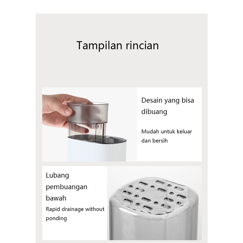 Mi.more Tempat Sendok Garpu Sumpit Puith /Cutlery Holder Lubang Tunggal/Lubang Ganda